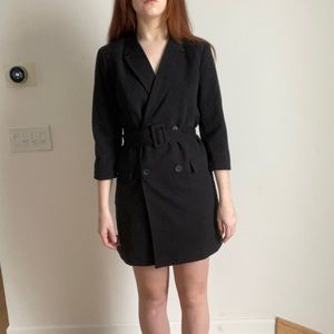NWT Mango Black Blazer Dress